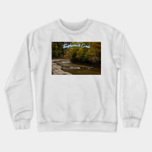 Taughannock Creek Tompkins County New York Crewneck Sweatshirt